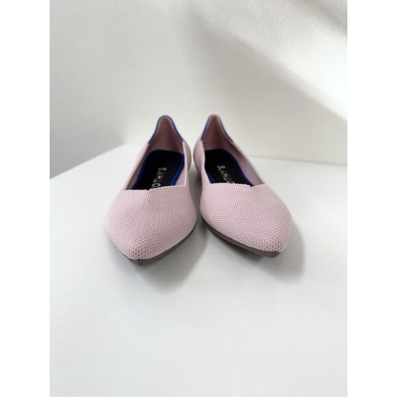 Rothy's The Point Petal Pink Flats 8.5 Pointed Toe Slip-On - Picture 3 of 8